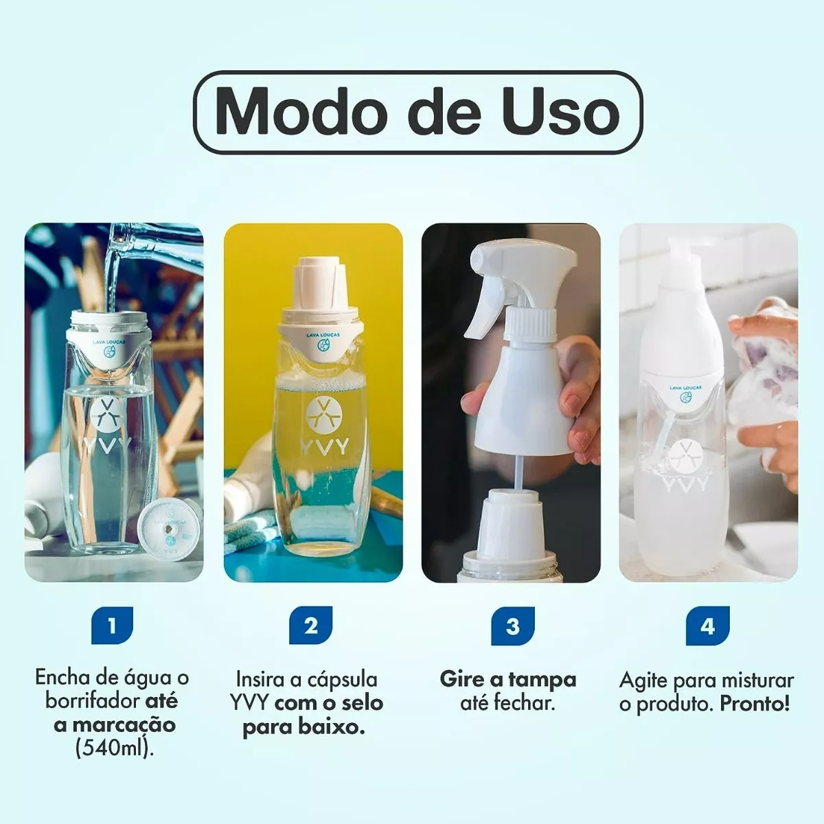 Lava Louças Hipoalergênico Kathon-CG Free YVY - Image 4